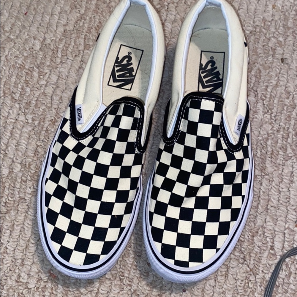 checkered vans